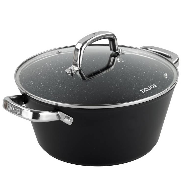 Dojo Hero Neverstick  3.5L Aluminium Casserole Dish - Black