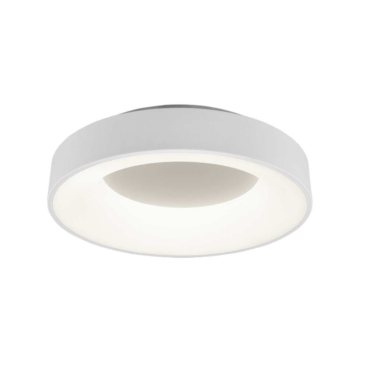 Plafon GIRONAokrągły biały LED 1x27W 45cm 3200lm IP20 Neutralna biel Trio