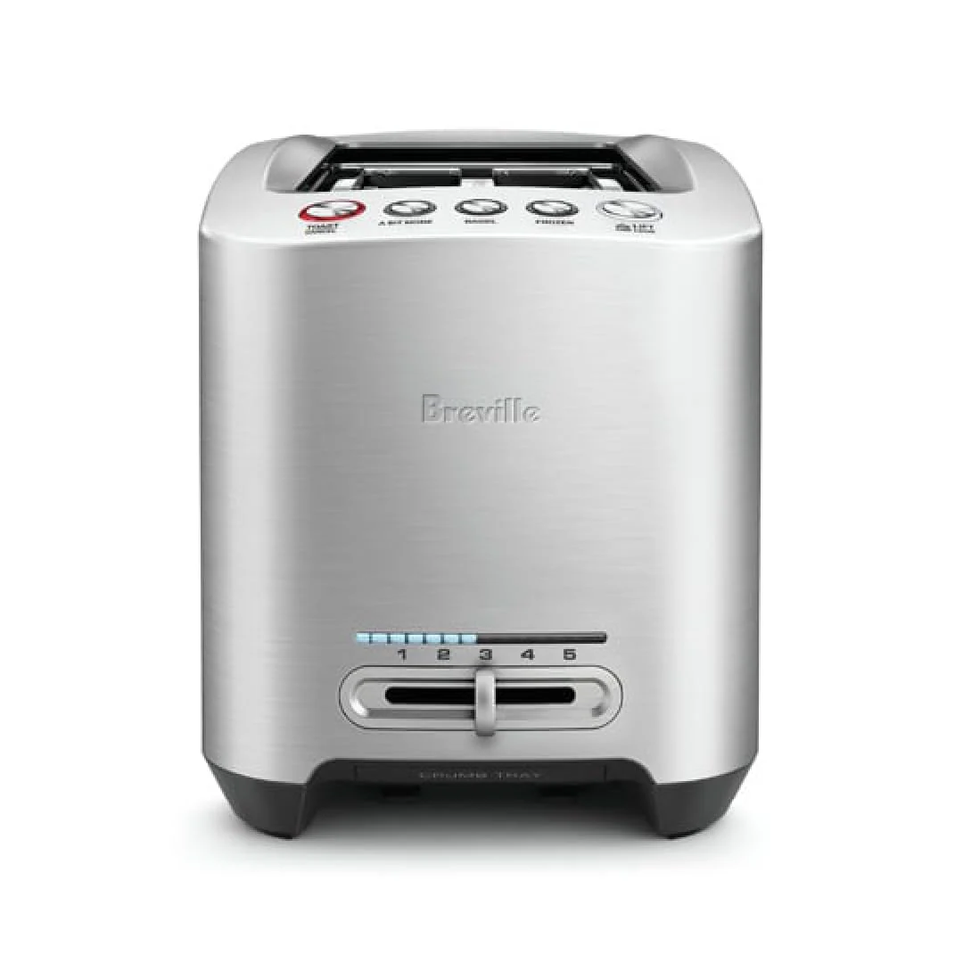 Breville Die-Cast Smart Toaster, 2-Slice, Brushed Stainless Steel(2-Slice)