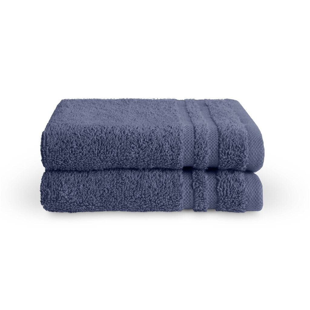 Byrklund - Gastendoek Bath Basics - 2x 30x50 - Blauw