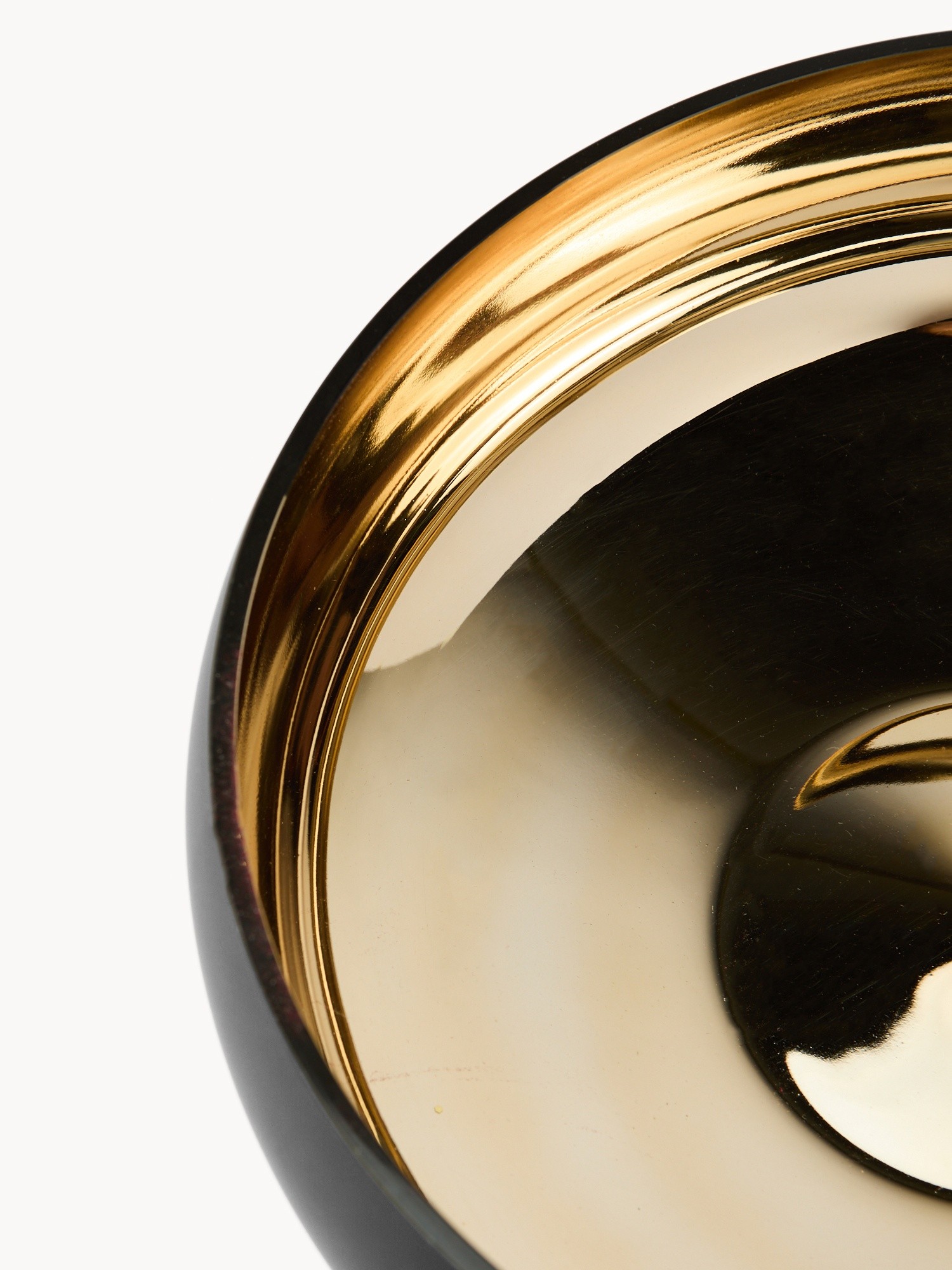 Centrotavola in vetro satinato