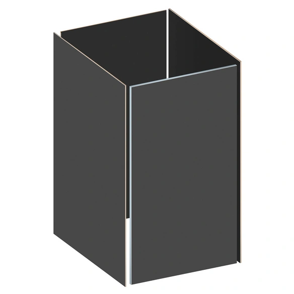 Grundverkleidung »BINTO«, Holz-Kunststoff-Verbundwerkstoff, HxL: 118 x 69 cm cm