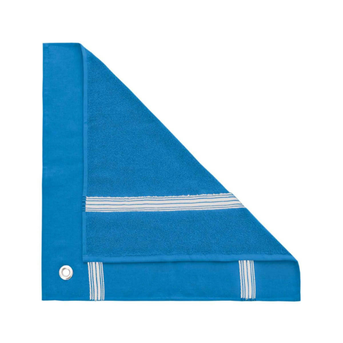 SKANDLIFE - 3 torchons avec une face bouclette et œillet  océan 50x50 cm