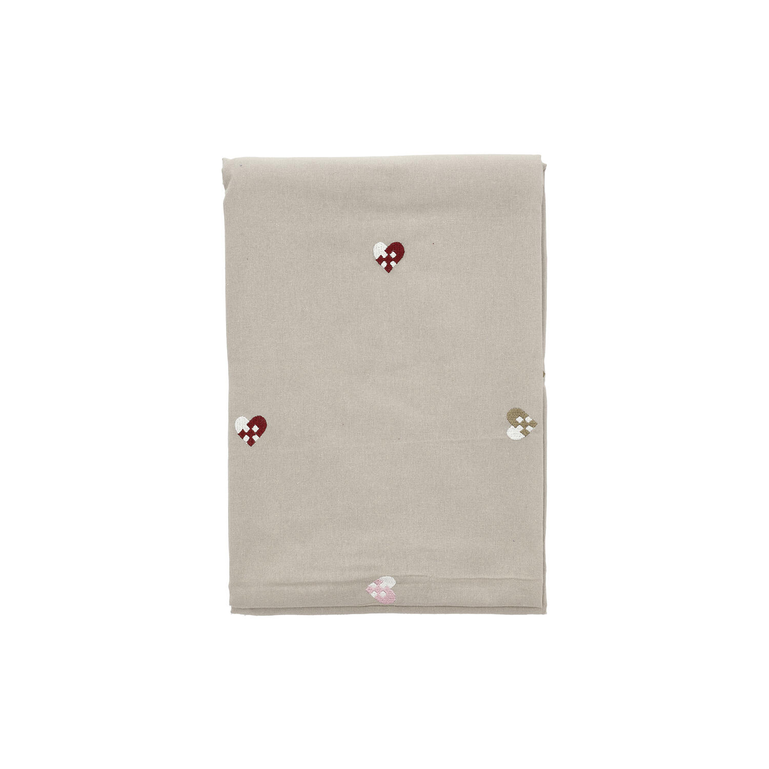 Christmas Hearts Embroidery juledug, rose