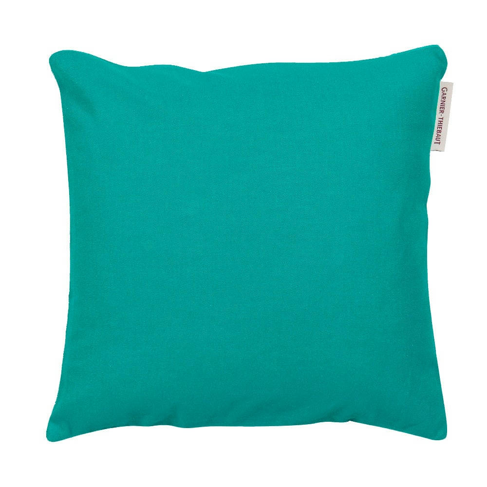CONFETTIS BAYOU - Housse de coussin  pur coton vert 40x40