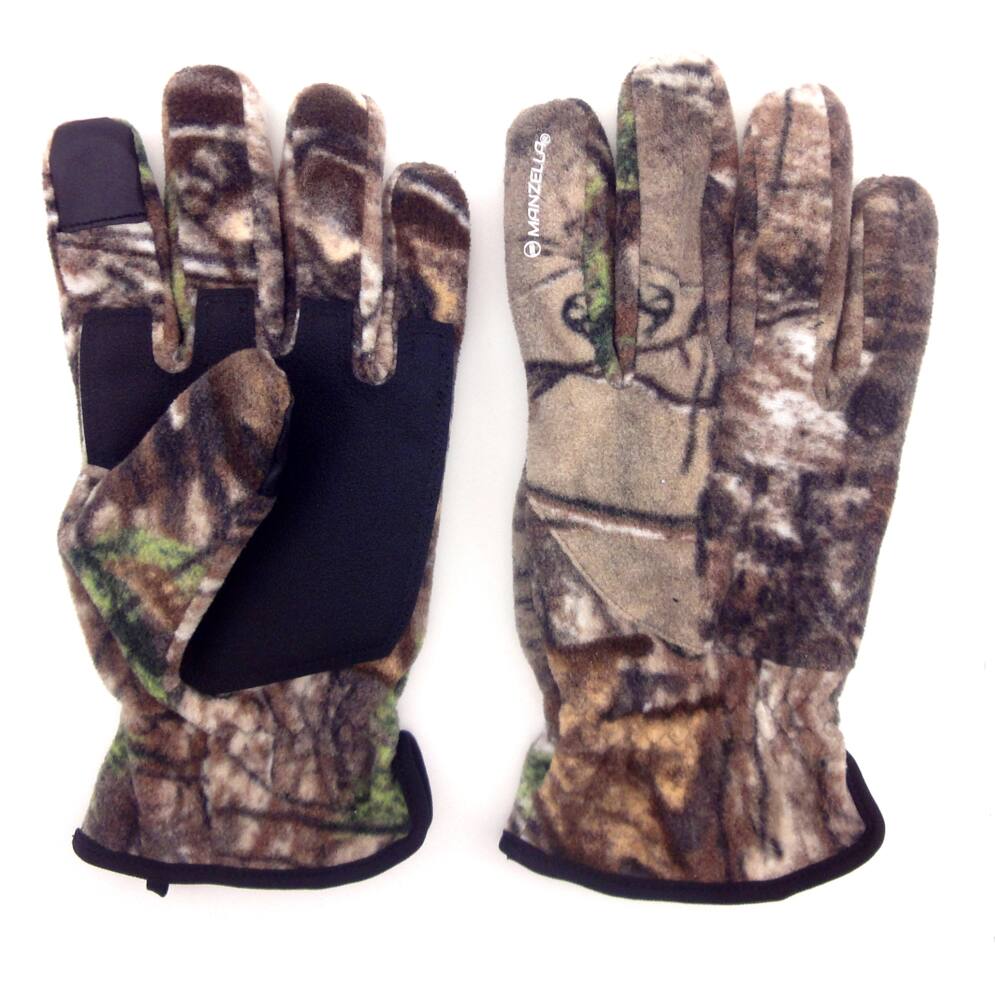 Manzella Men's Lakewood Water-Resistant Touchtip Hunting Gloves, Realtree XTRA Camo