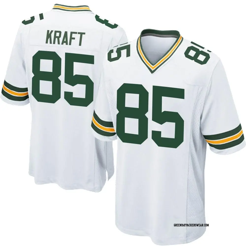 Youth Tucker Kraft Green Bay Packers Nike  Game Jersey -  White