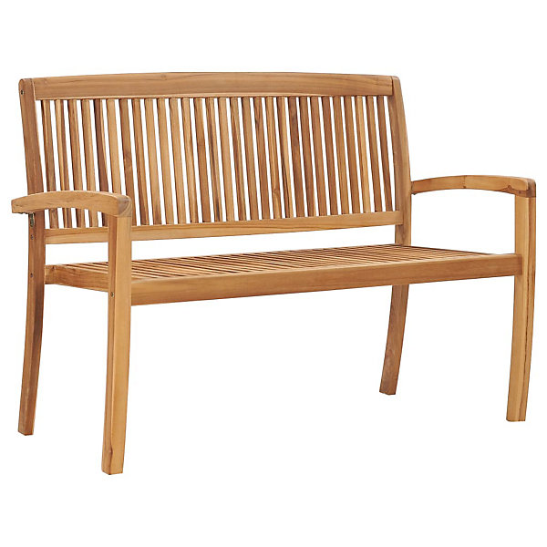 Banc de jardin meuble de patio bois Helloshop26