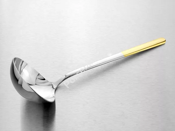 Komplet sztućców 65 cz. na 12 osób Hisar - Bahama Gold (4.0/3.0mm) złocone