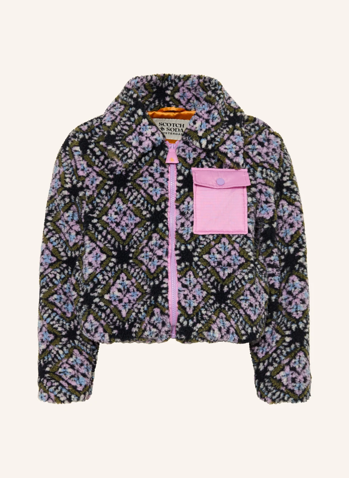 SCOTCH & SODA Teddyfell-Jacke