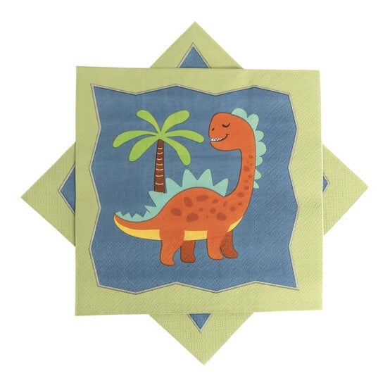 Dinosaur Party Napkins 16 Pack