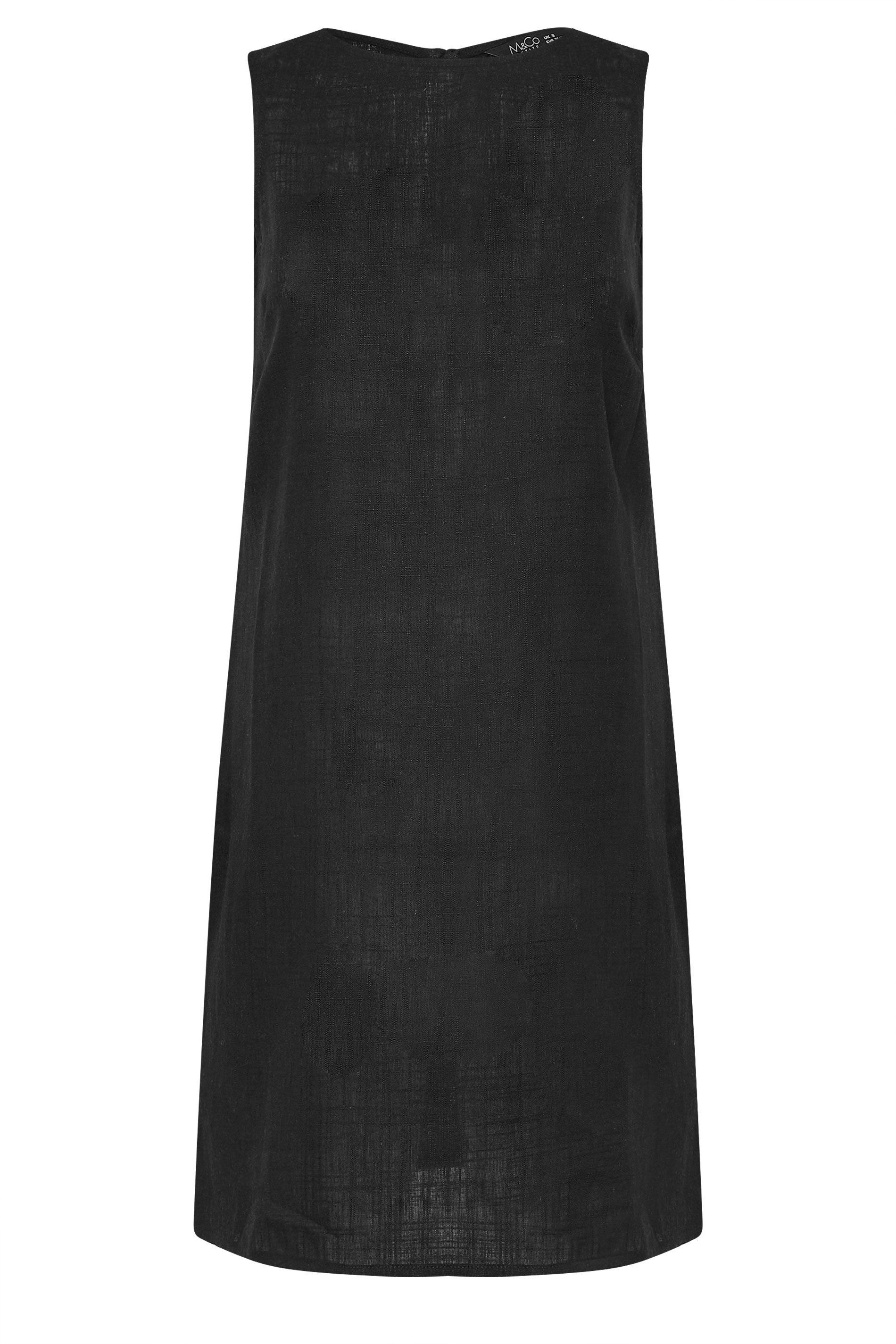 M&Co Petite Linen Shift Dress