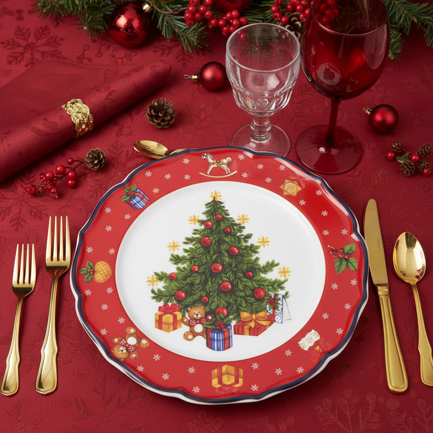 Sottopiatto Natale 32,5 cm Albero di Natale