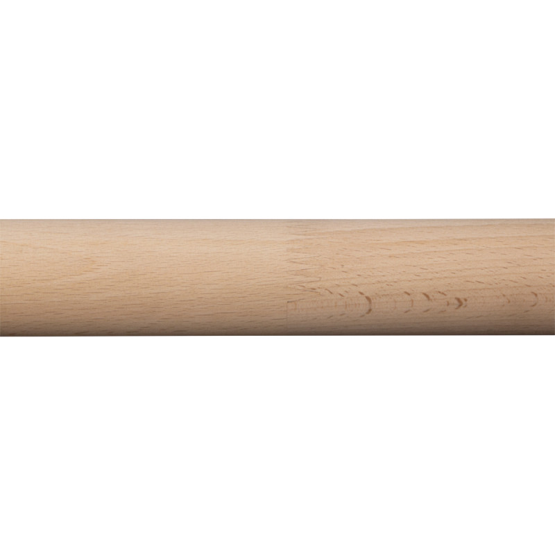 Rampe d'escalier en bois de hêtre Ø 45 mm 3,9 m