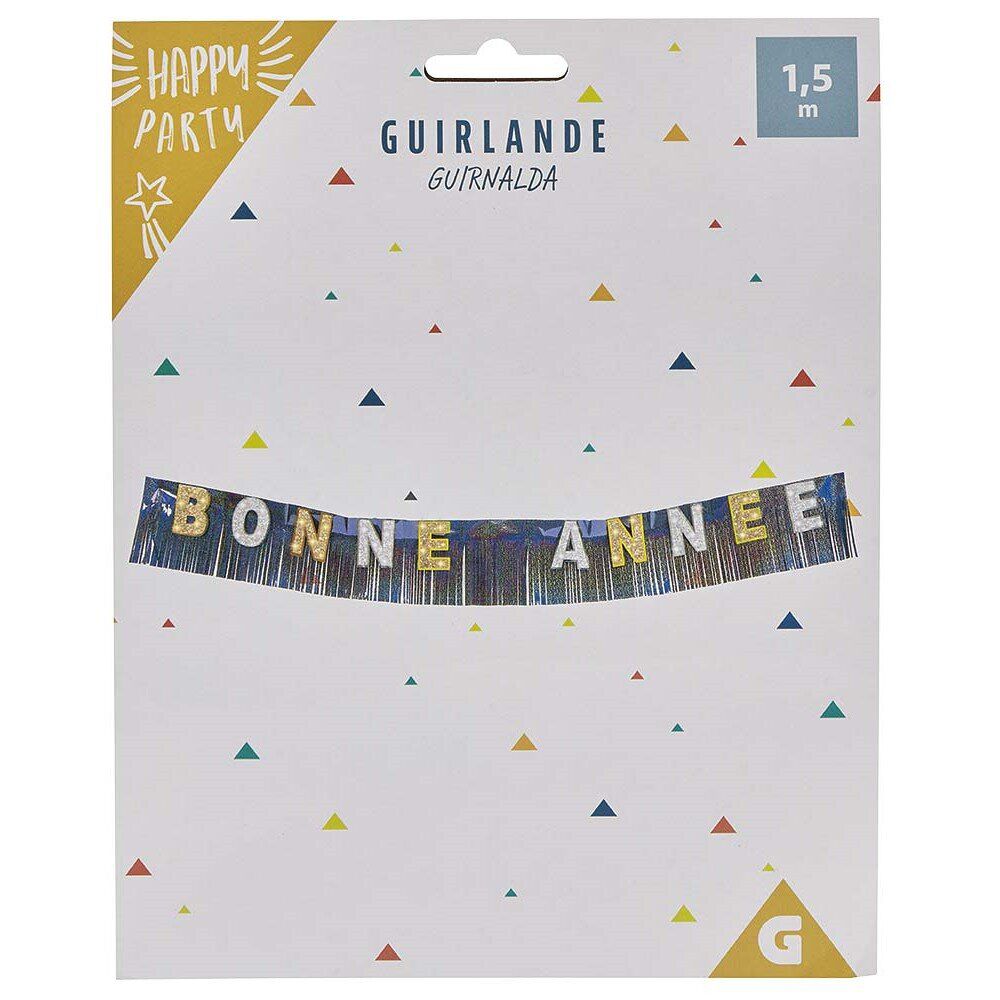 Guirlande frange Bonne Année