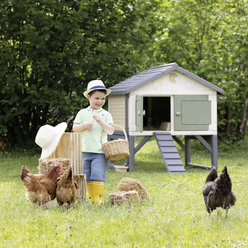 Jeu de plein air pour enfant Poulailler 1,59 x 1,21 x 1,28 m SMOBY