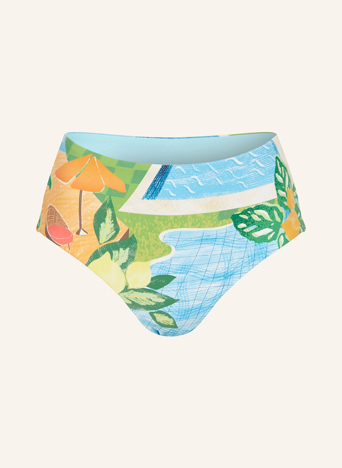 SEAFOLLY High-Waist-Bikini-Hose SUNSET