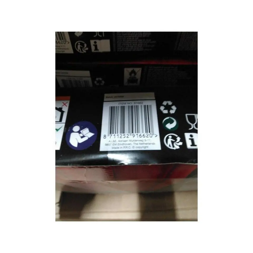 Barbecue - houtskool BBQ - driepoot - zwart/ rood - 33 x 43 cm