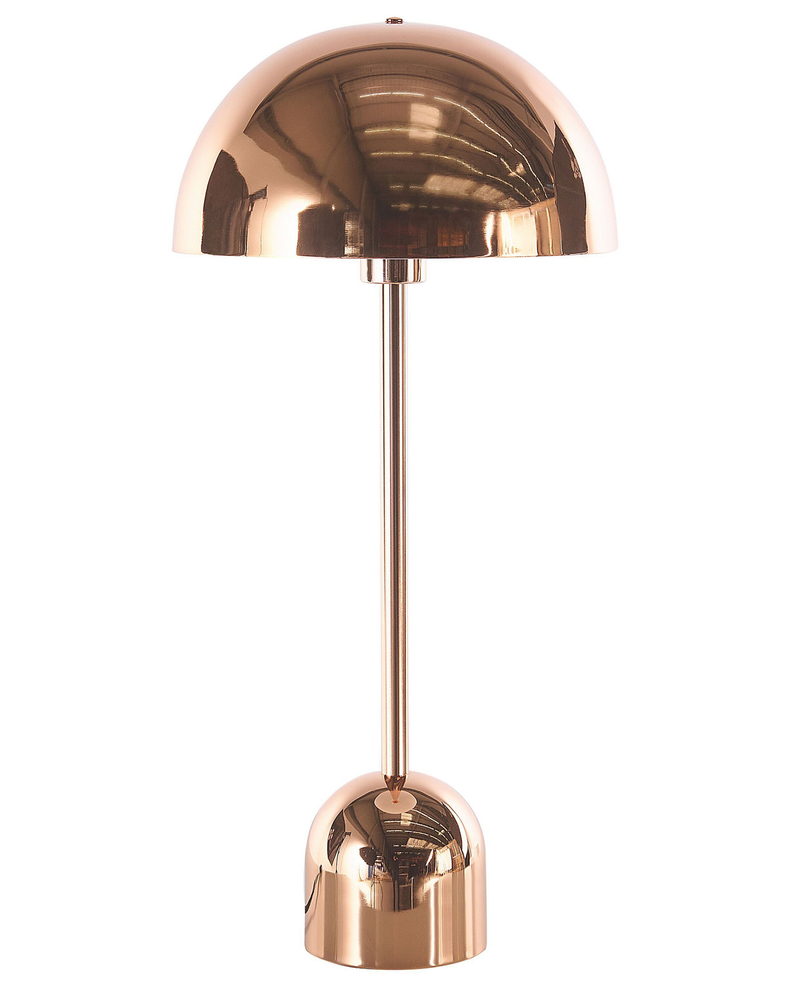 Lampa stołowa miedziana lampka nocna