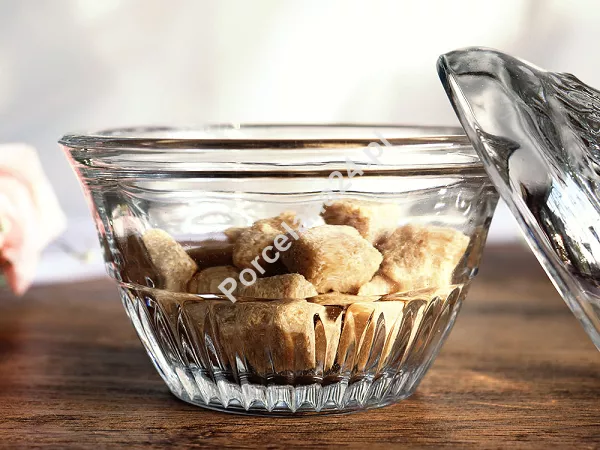 Cukiernica szklana 11 cm z pokrywką Kaveh - Parmis 52.CUK.PAR