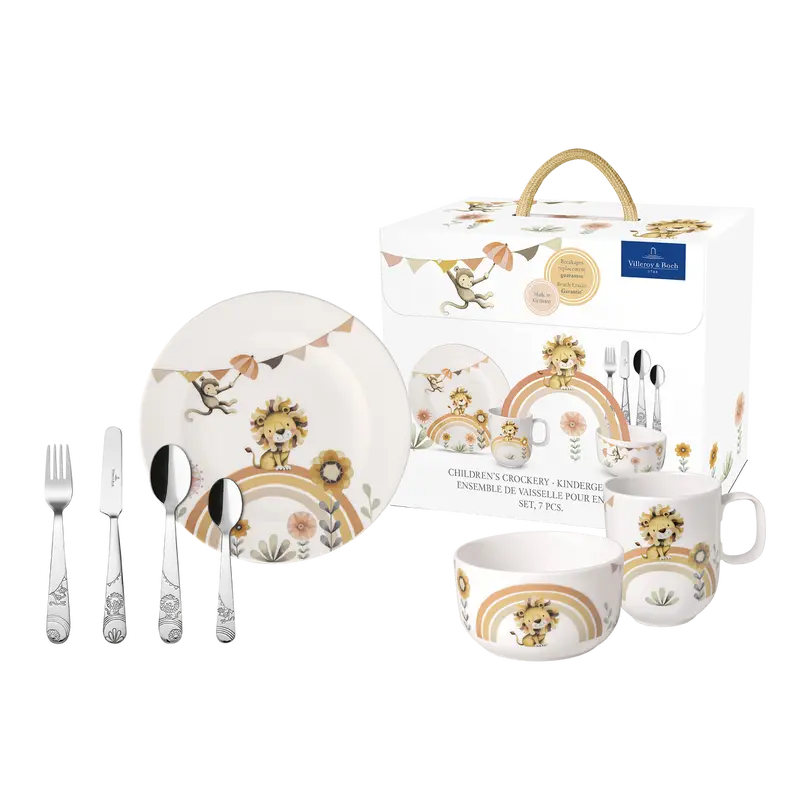 Kinder Geschirr-Set 7-teilig Roar Like A Lion