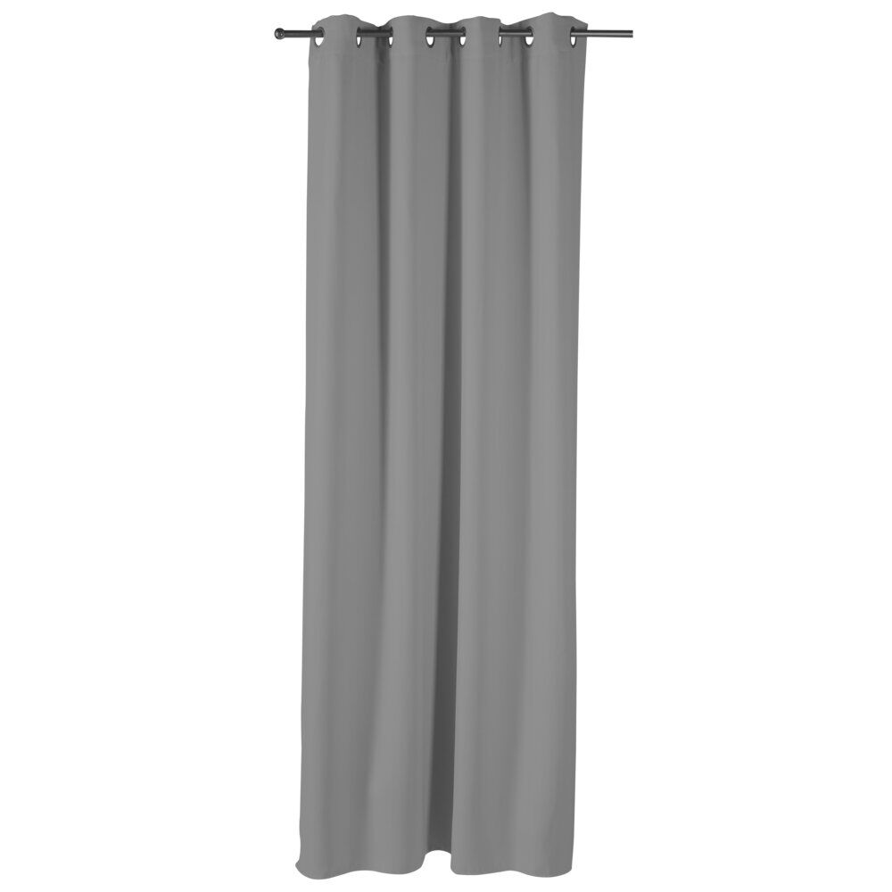 Rideau occultant fenêtre gris clair 140x180cm