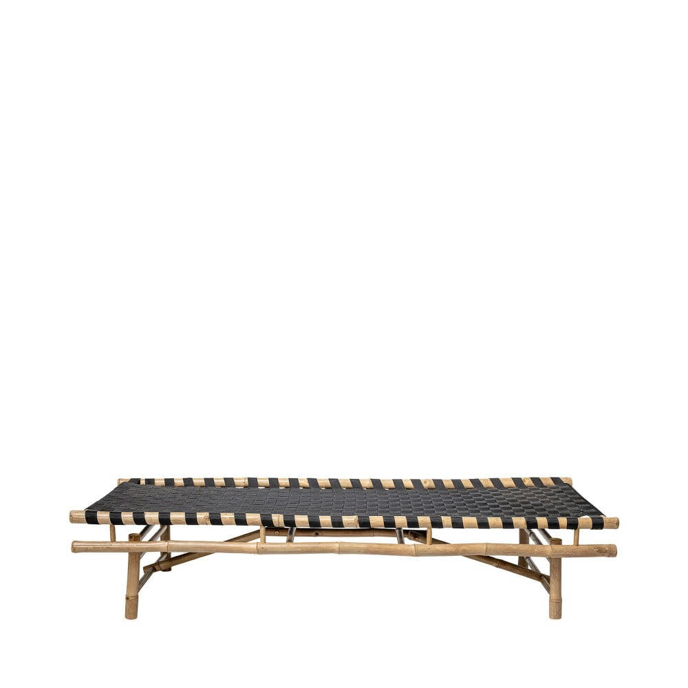VIDA - LIO - Bain de soleil daybed bambou noir