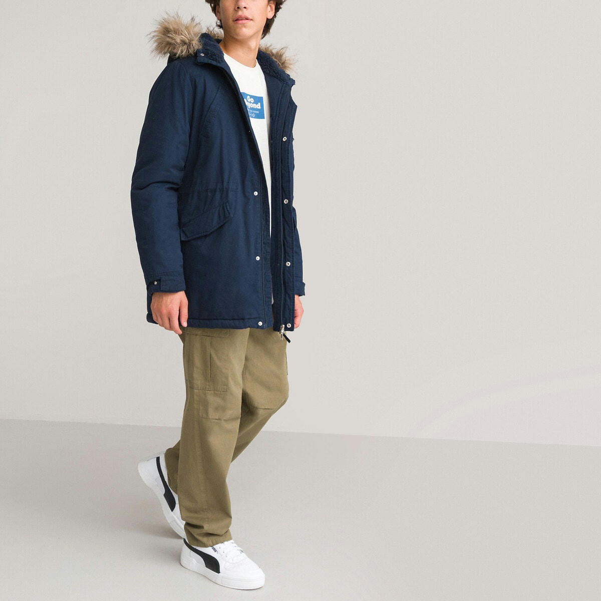 Parka chaude à capuche