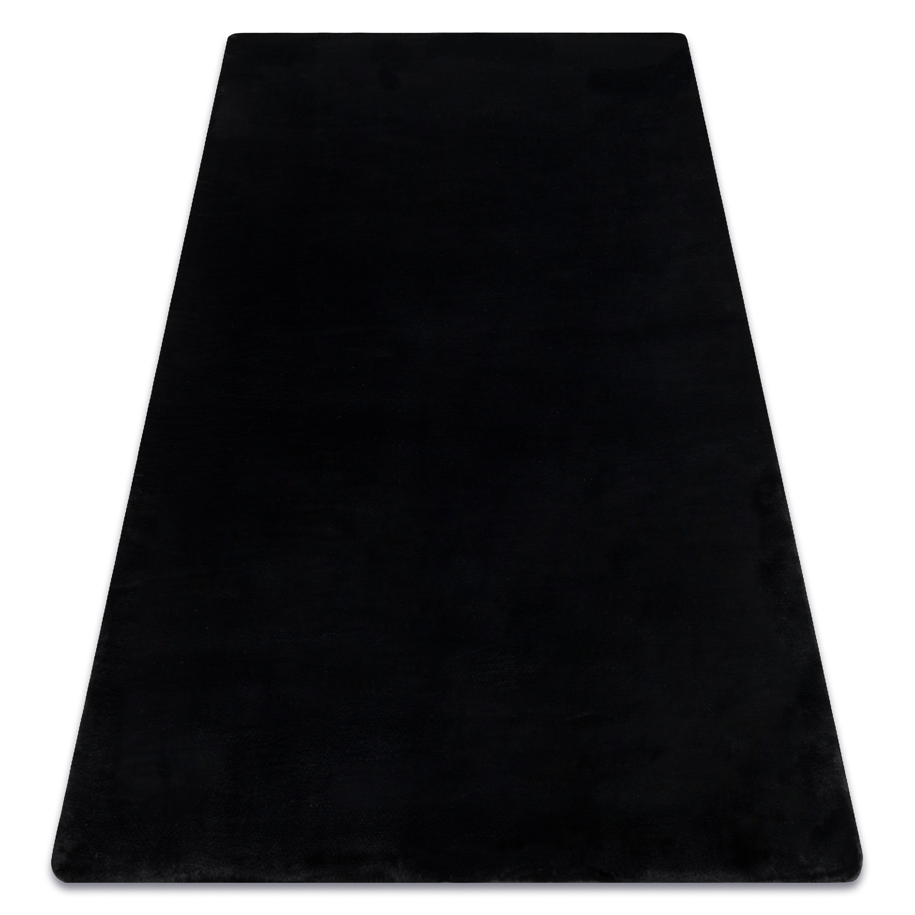 Dywan POSH Shaggy czarny gruby, pluszowy, antypoślizgowy, do 80x150 cm