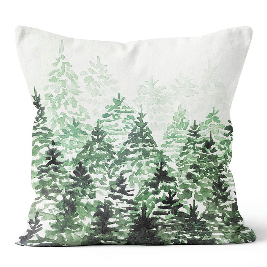 - Coussin dessin velours Vert 60x60cm