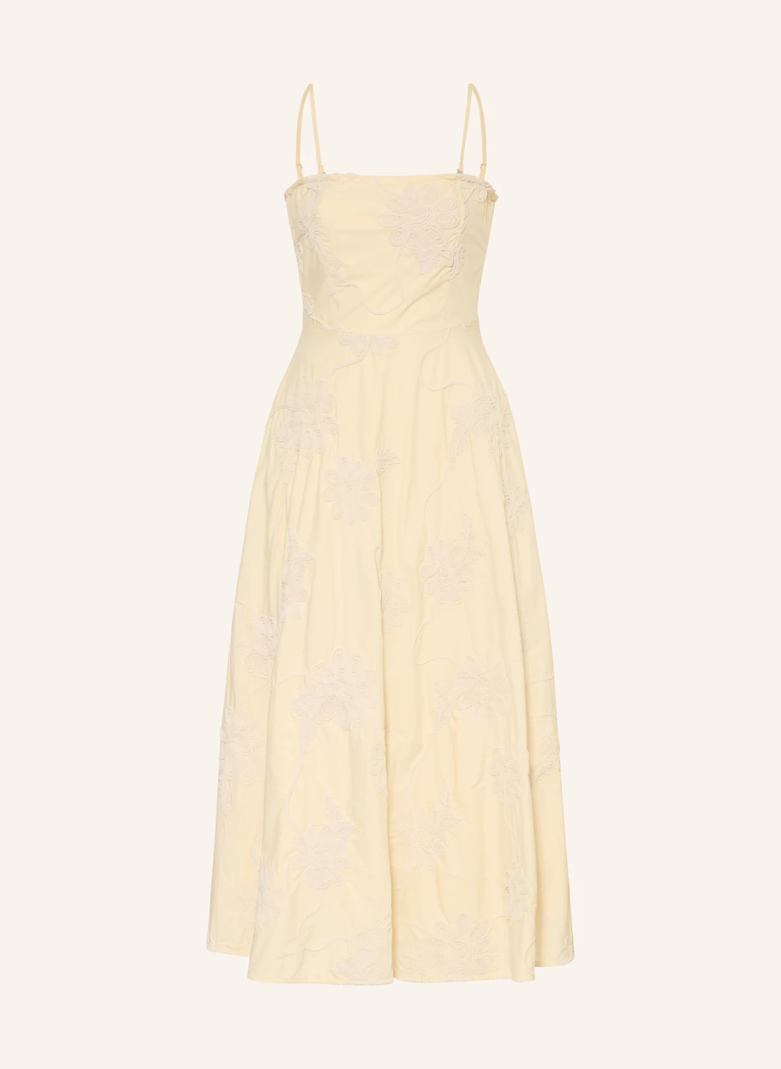 ROTATE Kleid im Materialmix
