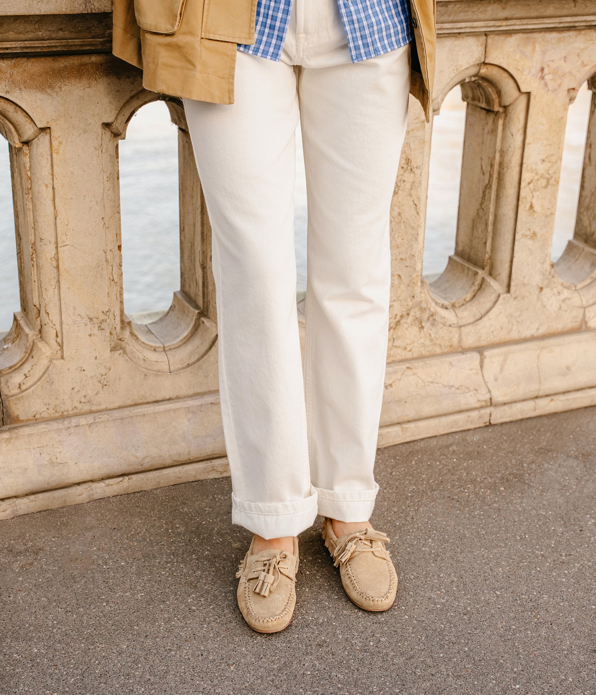 Mocassins velours beige Yakari