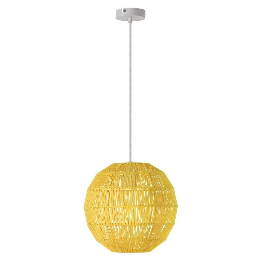 Lampa wisząca żółta Arsena 1xE27x40W wym: 148x30x30 cm Rabalux