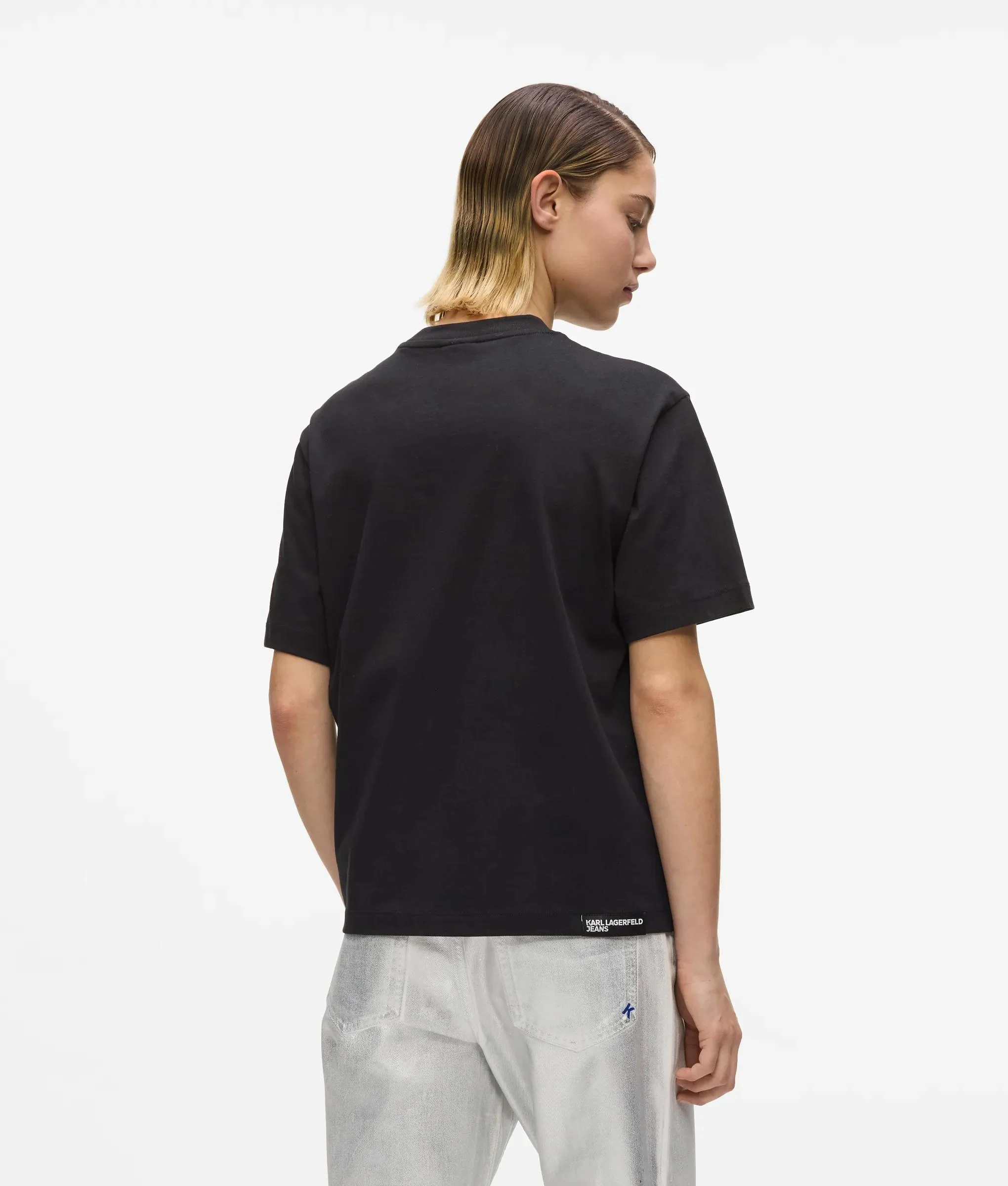 T-shirt graphique avec imprimé Karl Lagerfeld