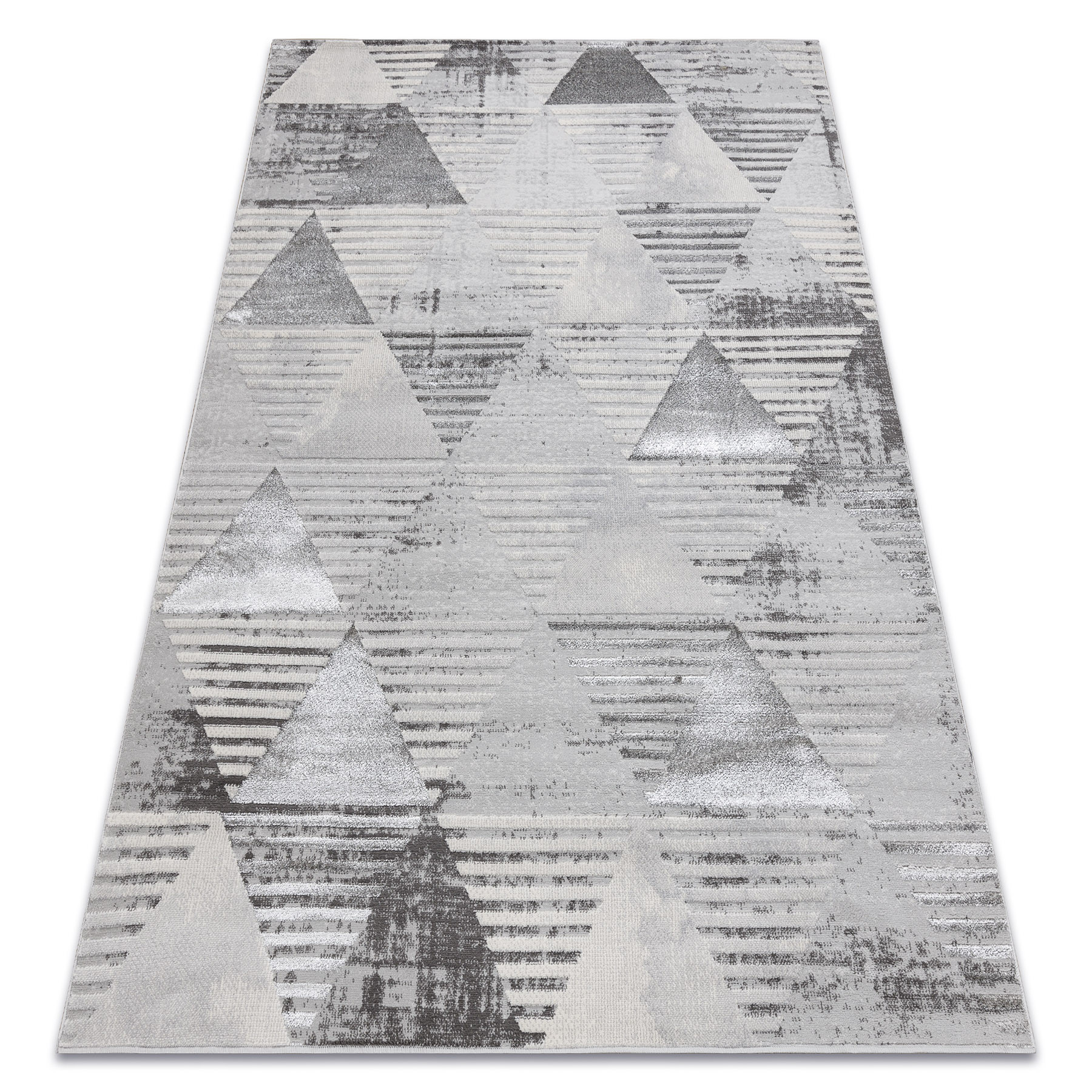 Dywan LIRA E1627 Trójkąty geometryczny, strukturalny, 80x150 cm