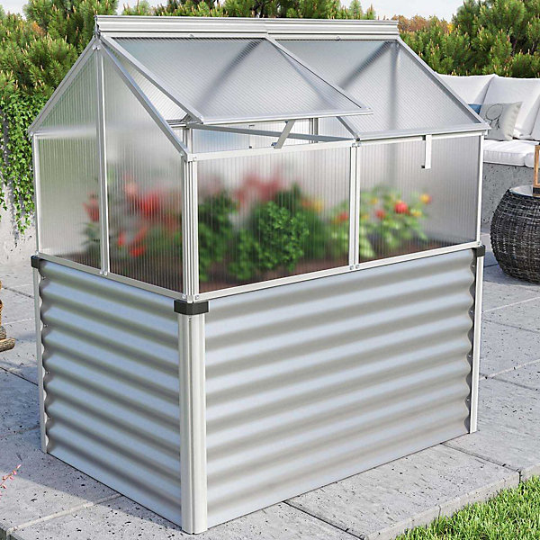 Carré potager surélévé avec serre Gaia Jumbo