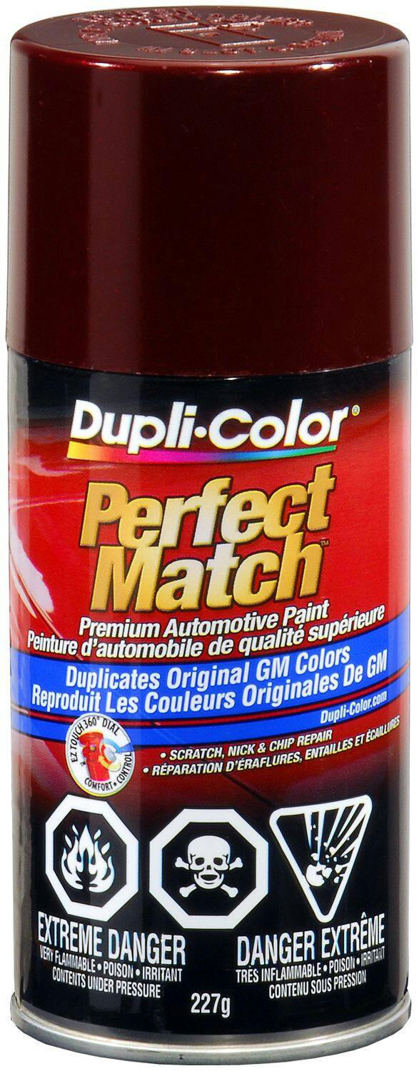 Dupli-Color Perfect Match Premium Acrylic Lacquer Automotive Aerosol Spray Paint, Dark Garnet Red Metallic (76, WA 8984), 227-g