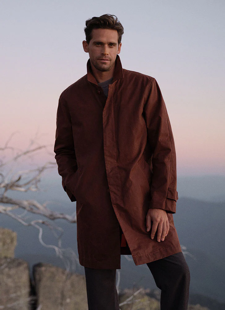 Vintage Wax Mac Coat