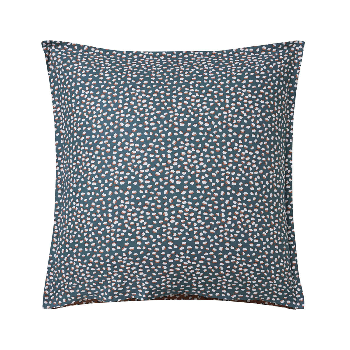 CLIN D'ŒIL - Taie d'oreiller imprimée en coton bleu 65x65