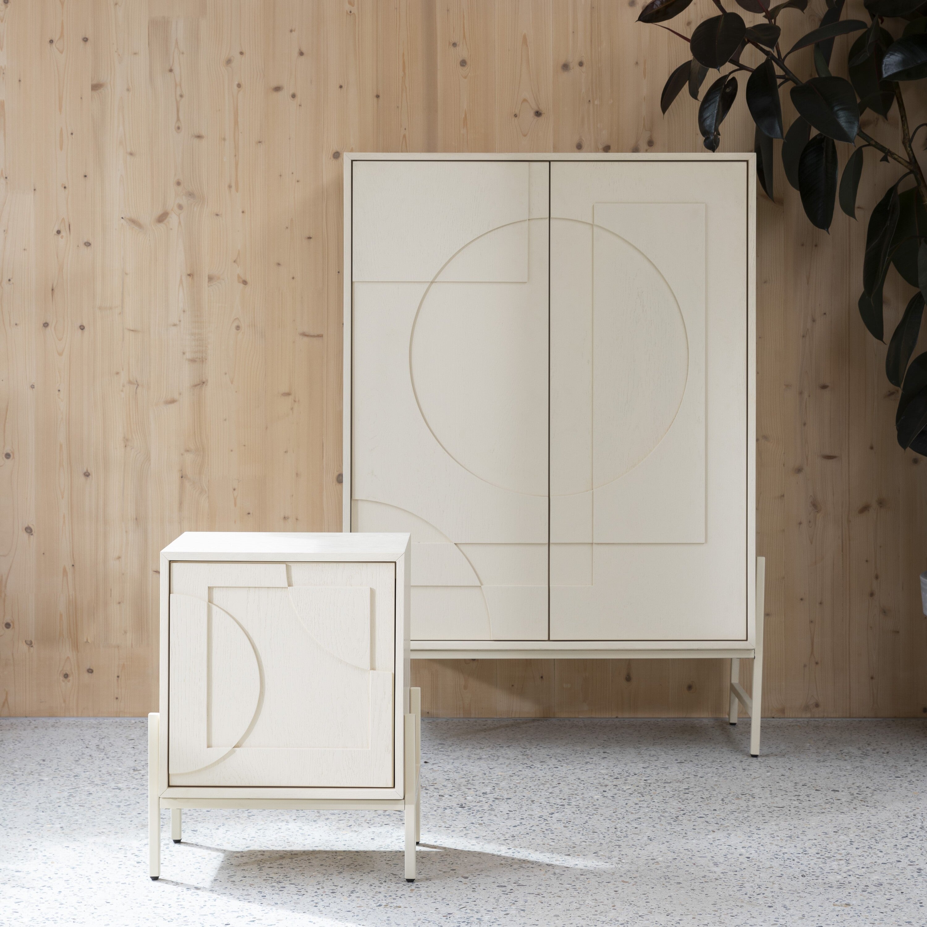 Zuiver Faces Opbergkast - Beige