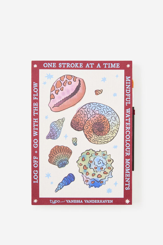 A5 Stitch Bound Watercolouring Book