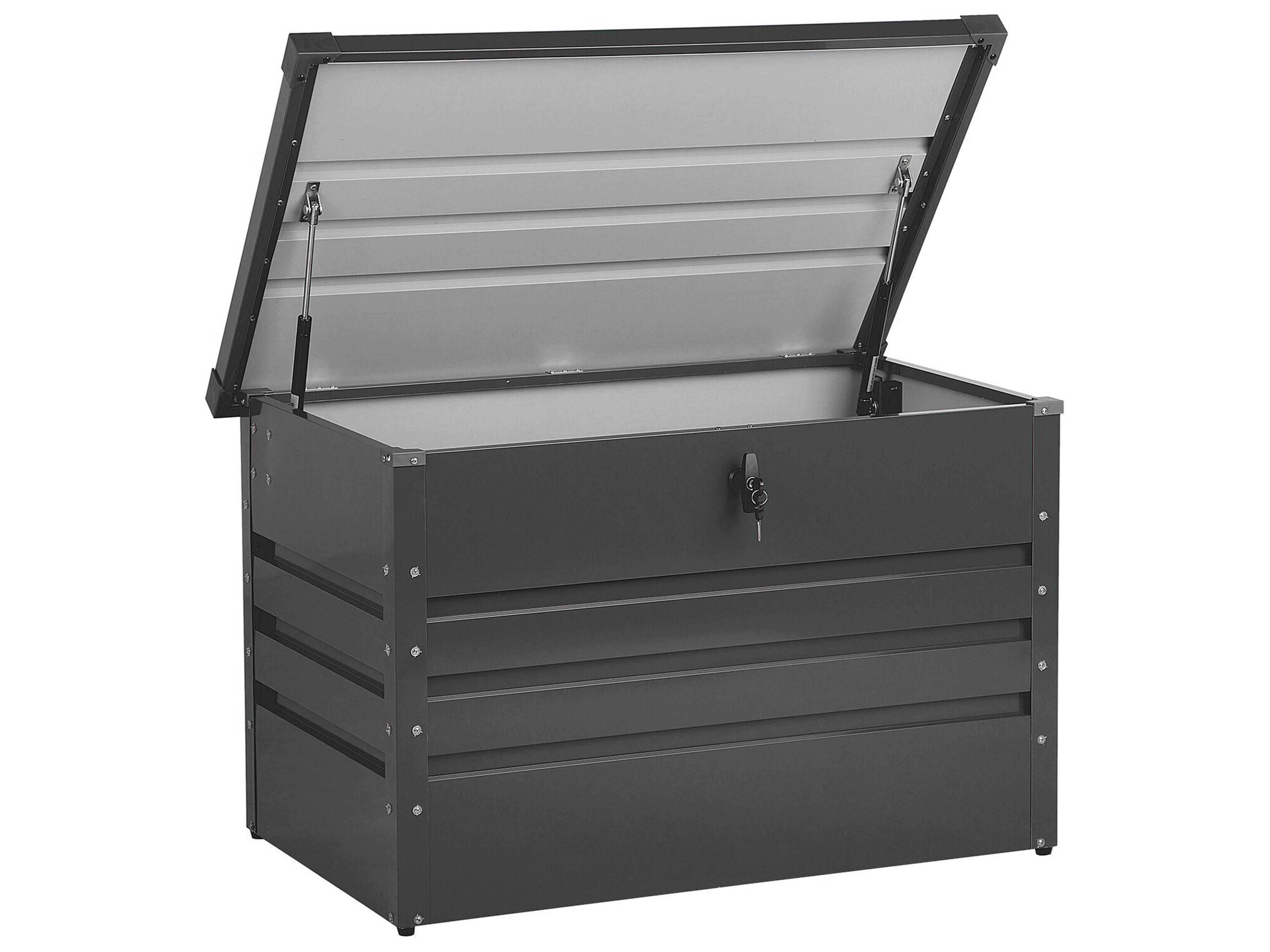 Storage Box CEBROSA 100 cm 62 cm Graphite Grey