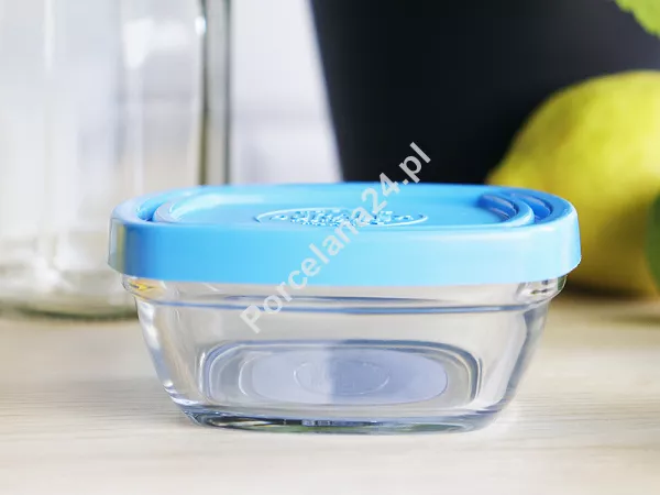 Kpl. 5 pojemników kwadratowych z pokrywkami Duralex - Freshbox 11.DX.FRK.50089