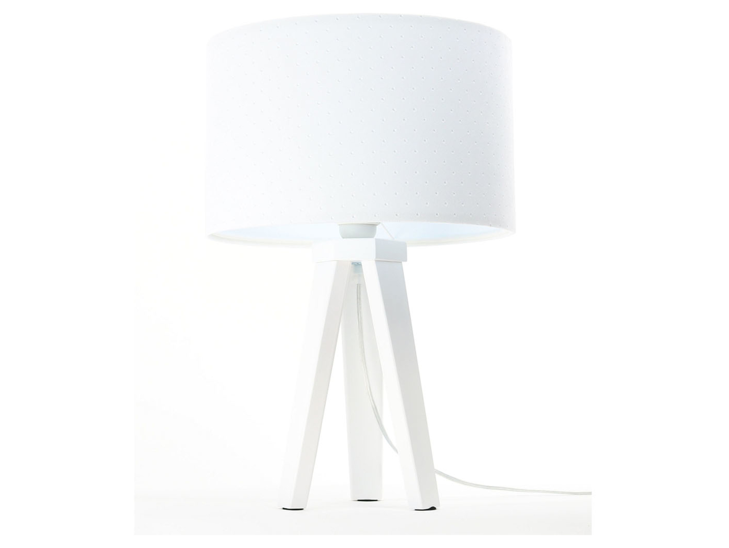 Lampa stołowaJasmine bebe tkaninowa biała