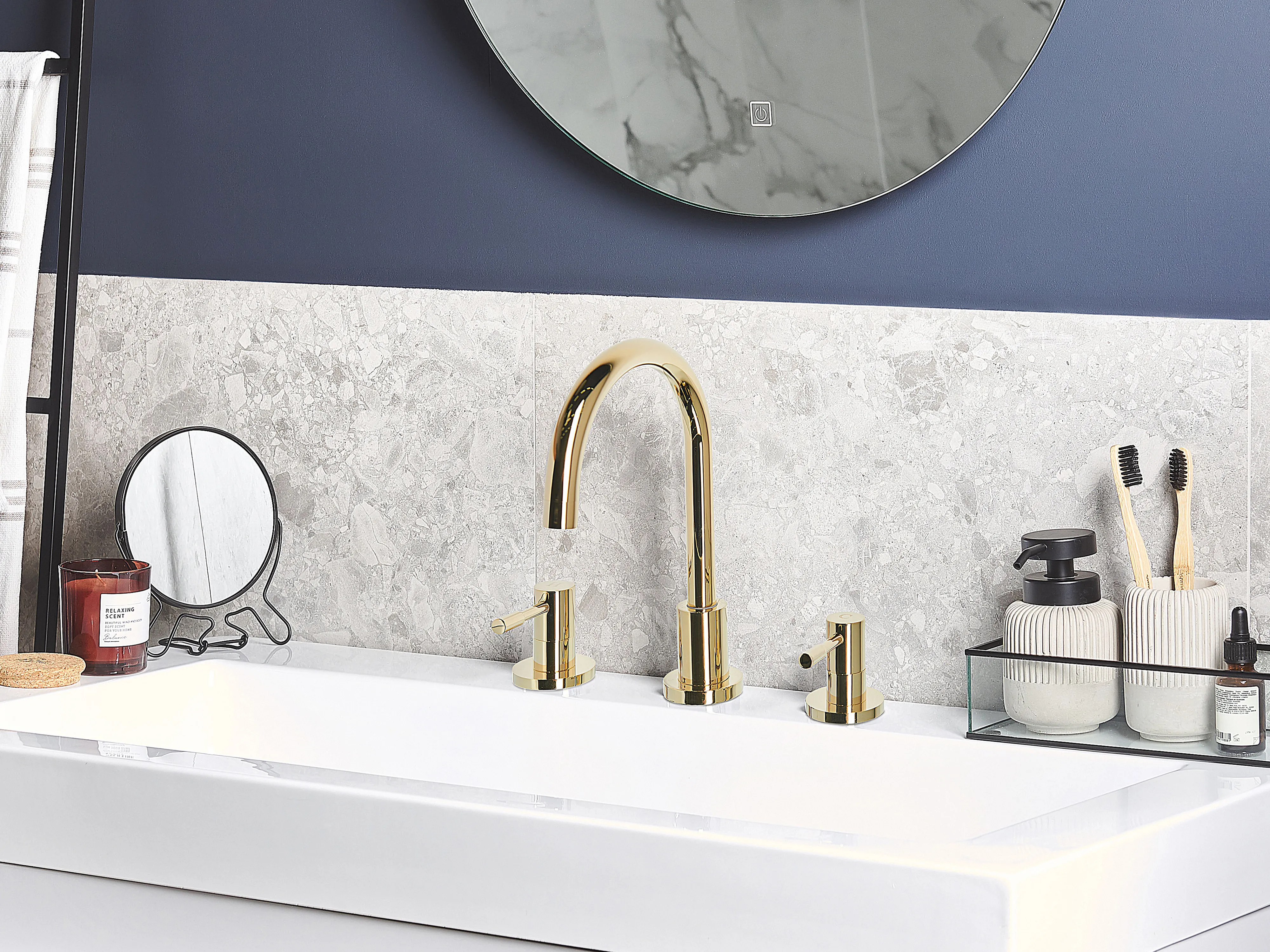 Basin Mixer Tap SIPI Brass Gold