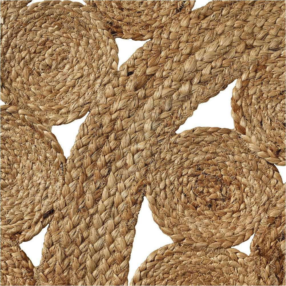 - Tapis rond déco jute - diamètre 120cm