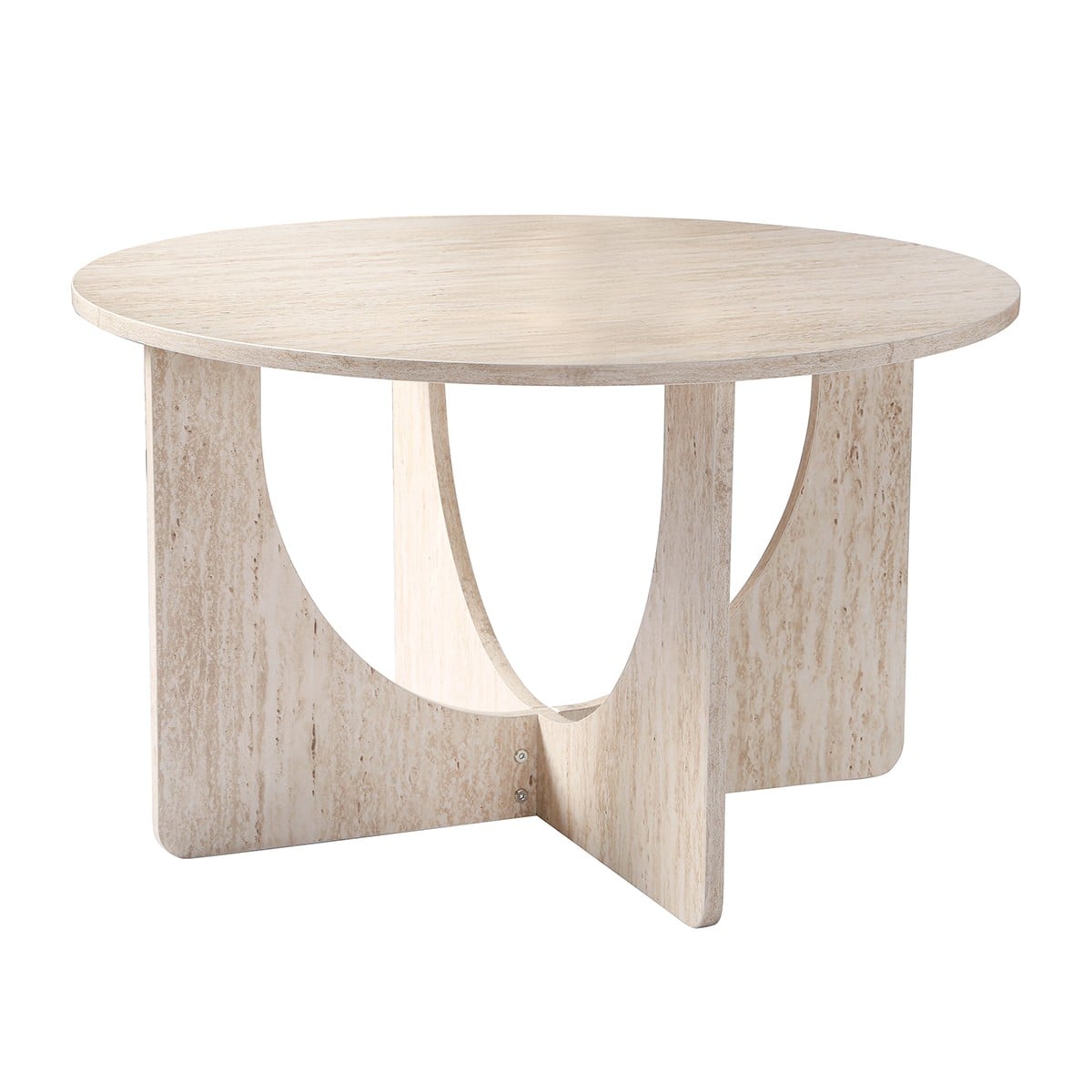 Calicosy - Salontafel MARTA - B70 cm - Travertijndecor