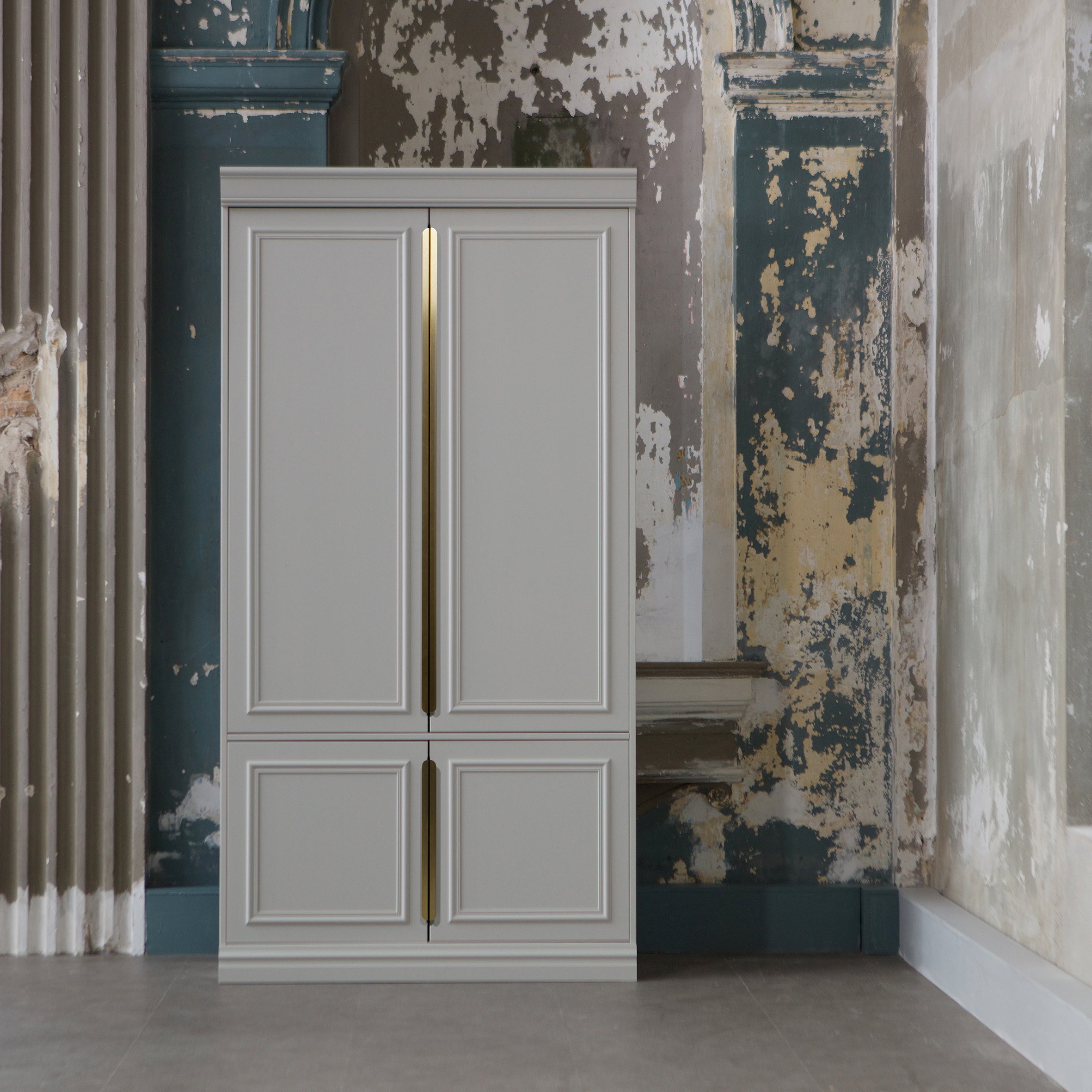 WOOOD Organize Kledingkast Grenenhout - Mist