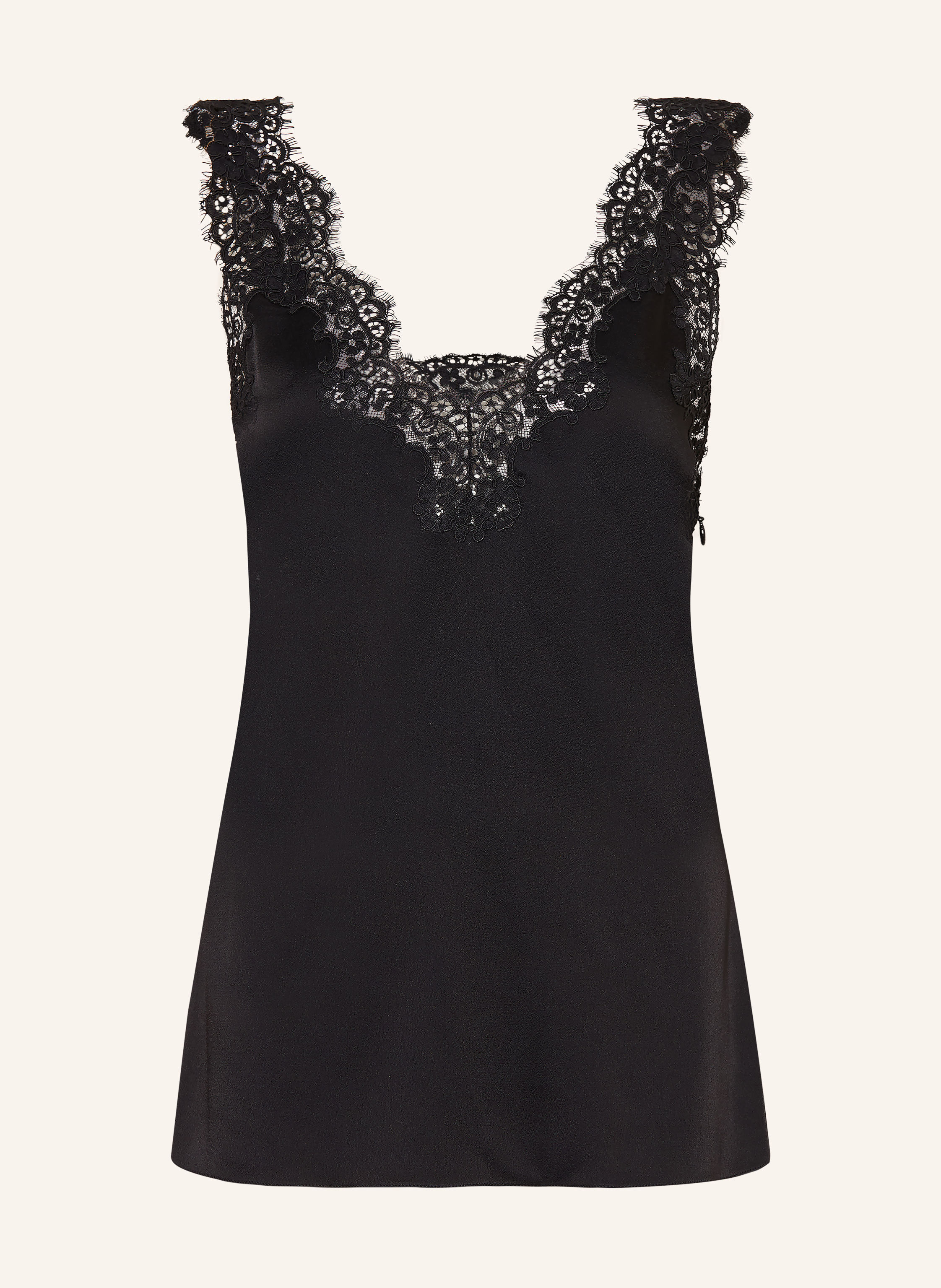STELLA McCARTNEY Satintop mit Spitze