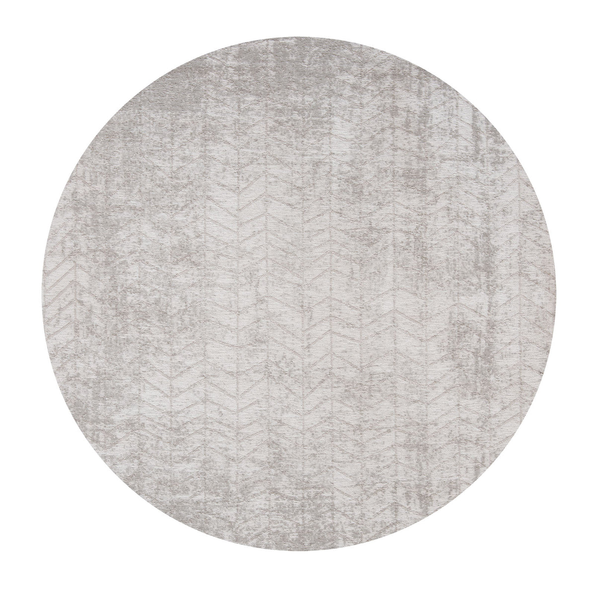 Ecorugs vloerkleed White Plains - grijs - 140x140cm